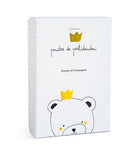 Meda mazilica sa kopčom za dudu 15cm - beli