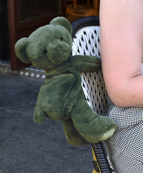 Torba sa kaišem - zeleni meda 30cm