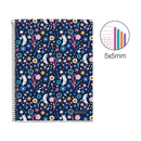 Sveska A4 140 listova kvadratići - Night  garden