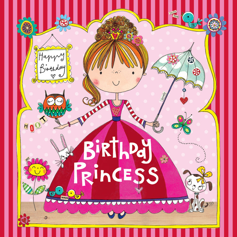 Čestitka puzzla - Birthday Princess with Parasol