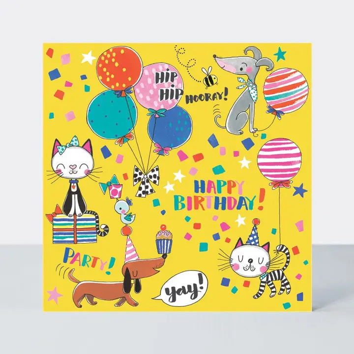 Čestitka puzzla - HB cats & dogs