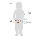 Drveni set - postolje sa mafinima