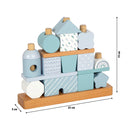 Drvena ređalica - plava kuća