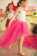 Suknja od tila -  tamno roze