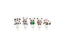 Set 5 mini štipaljki - Panda