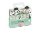 Set 5 mini štipaljki - Panda