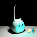 LED lampa Panda - mint zelena