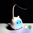 LED lampa Panda - roze
