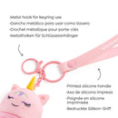 Mini silikonski novčanik 3 u 1 - Jednorog