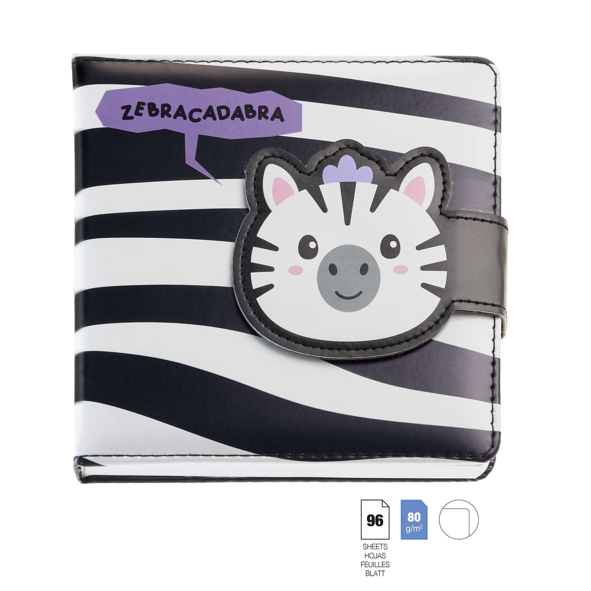 Meka sveska sa magnetnim zatvaranjem - Zebra