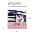 Meka sveska sa magnetnim zatvaranjem - Zebra