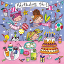 Čestitka puzzla - Birthday Girl Fairy Party