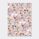 Ukrasni papir - Devojčice i duge