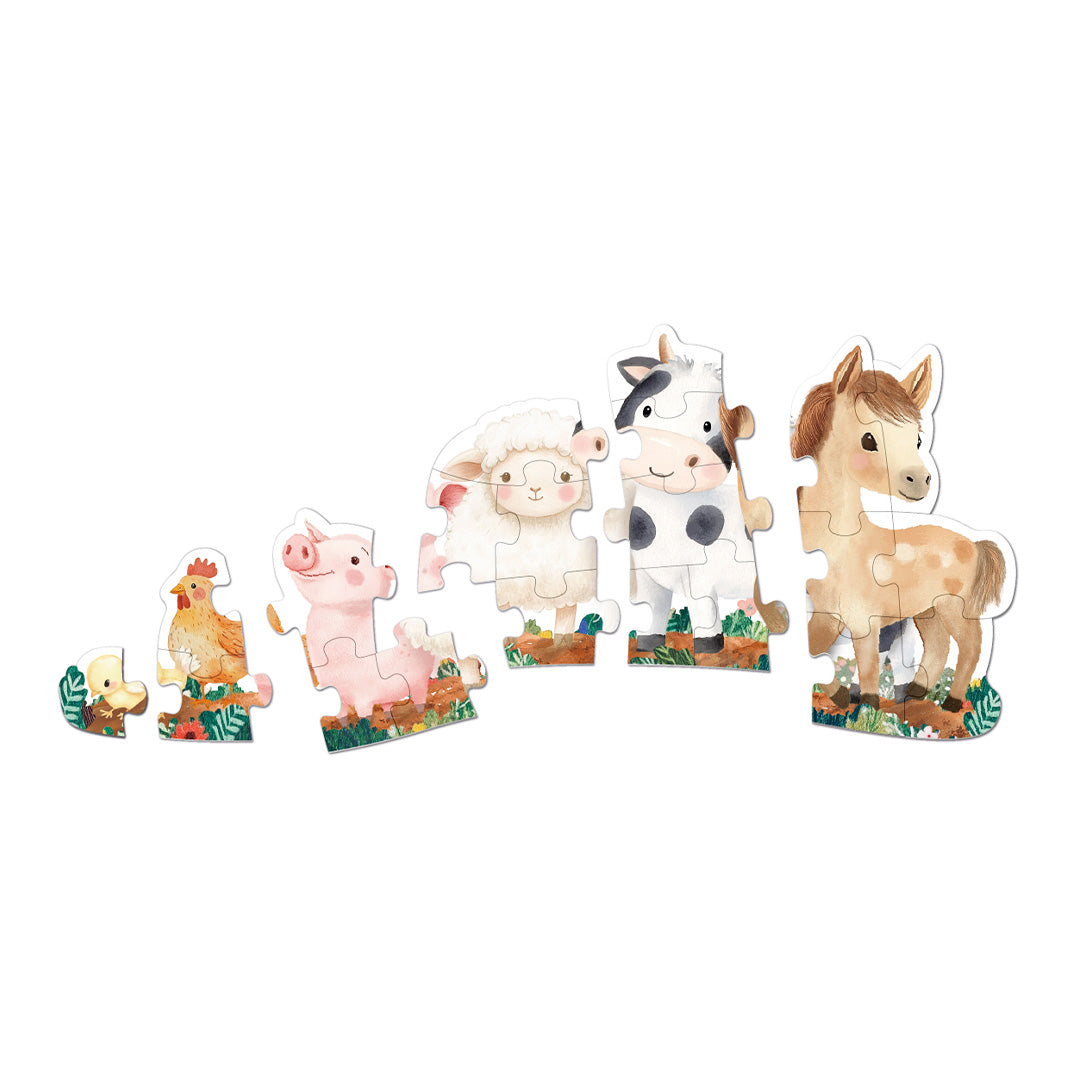Moje prve puzzle - farma
