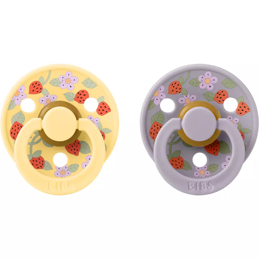 BIBS x Liberty varalica Strawberries and Cream Pale Butter mix  6-18M