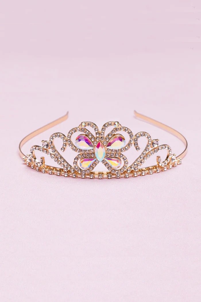 Dijamantska tiara - roze leptir