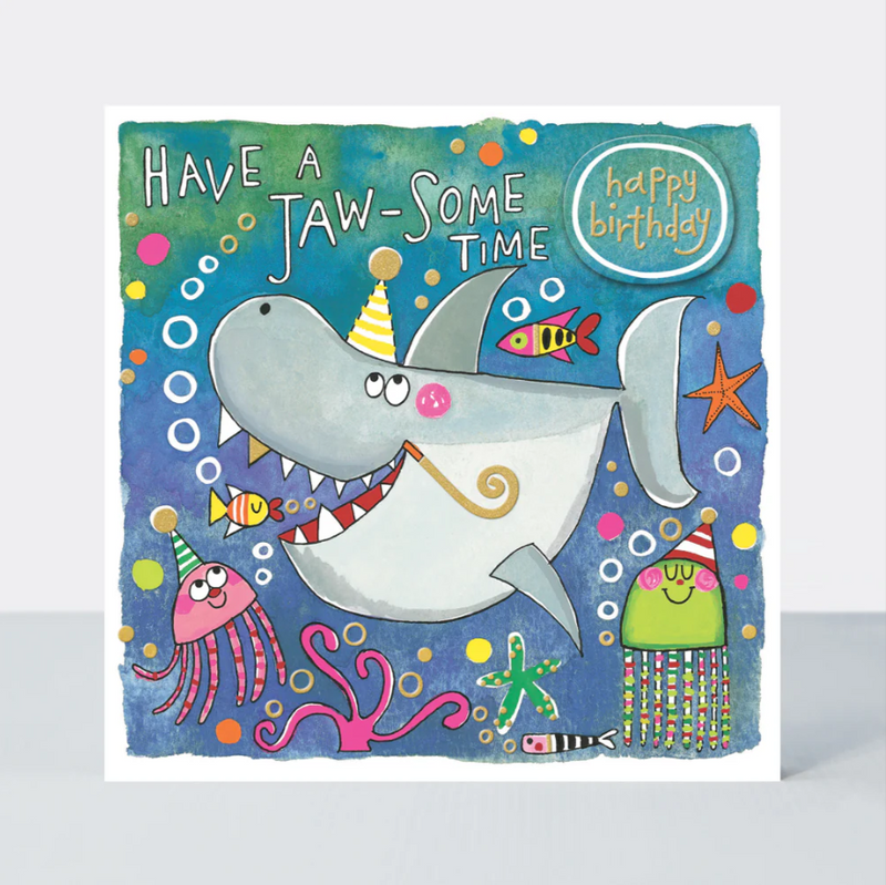 Čestitka - Jaw-some Time Shark