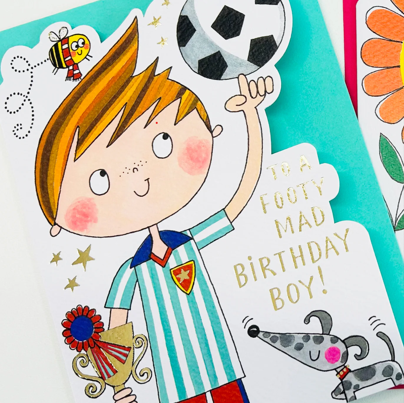 Čestitka - Footy Mad Birthday Boy