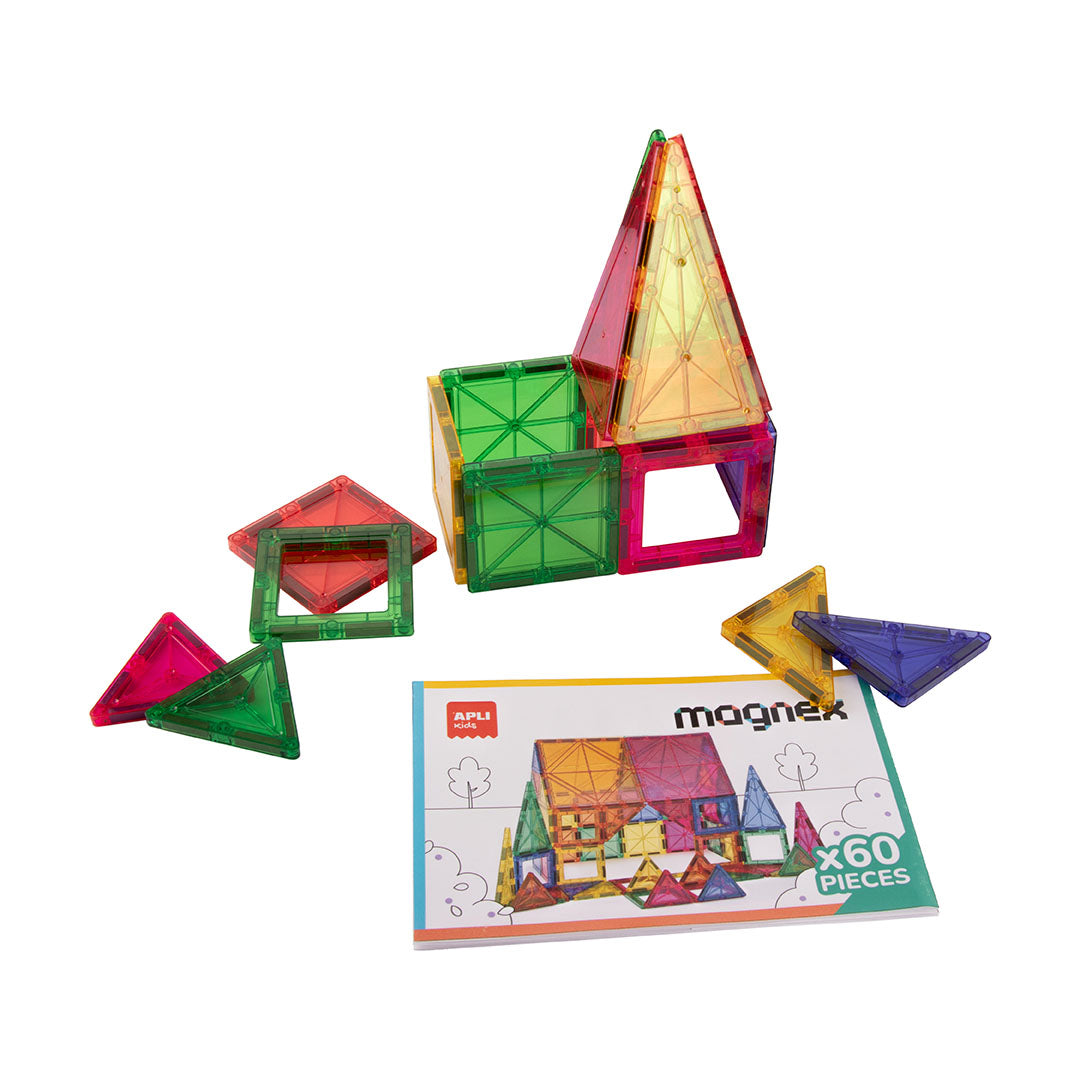 Magnetski set za slaganje Magnex - 60 delova
