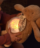Muzička noćna lampa sa projektorom - Bež zeka