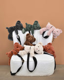 Torba sa kaišem - roze meda 30cm