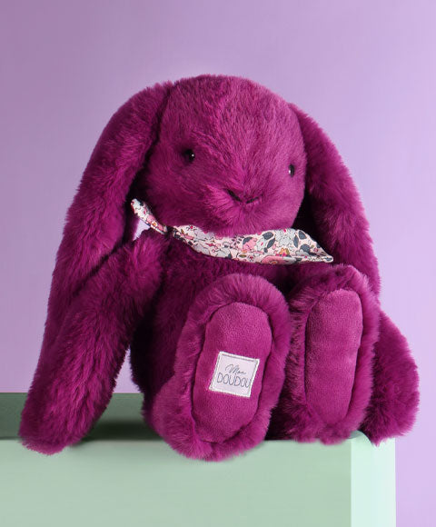 Ljubičasti zeka Fleurette 25cm