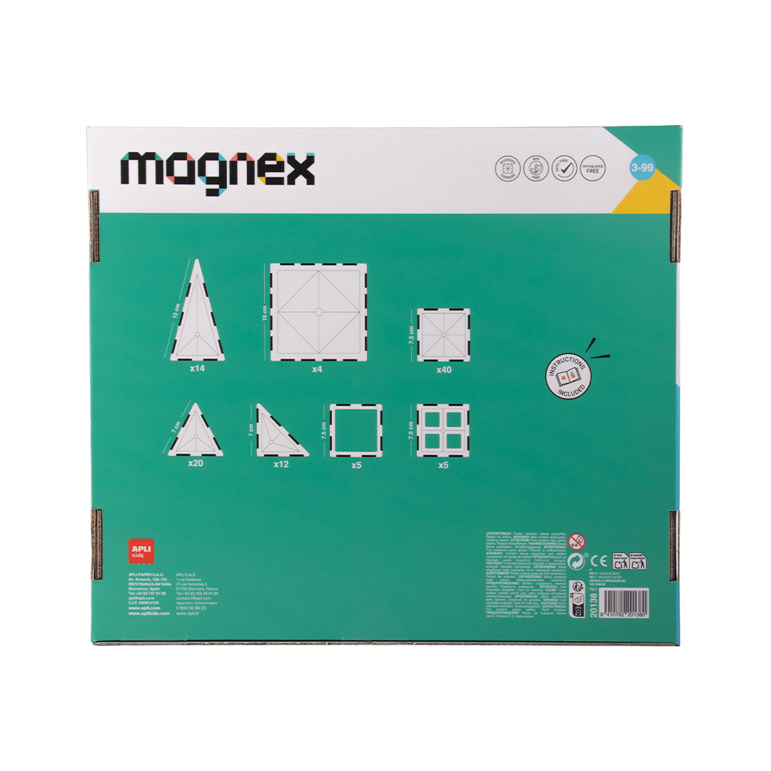 Magnetski set za slaganje Magnex - 100 delova