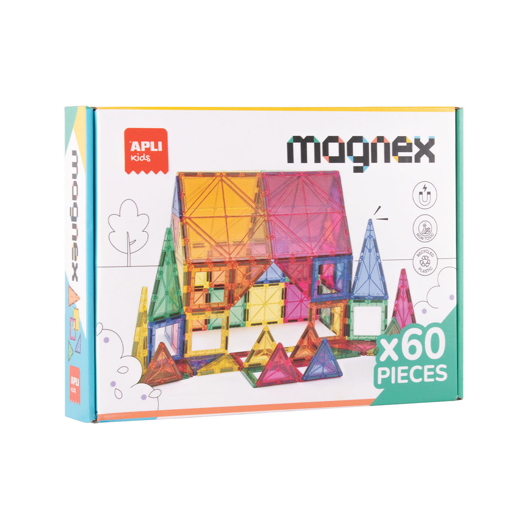 Magnetski set za slaganje Magnex - 60 delova