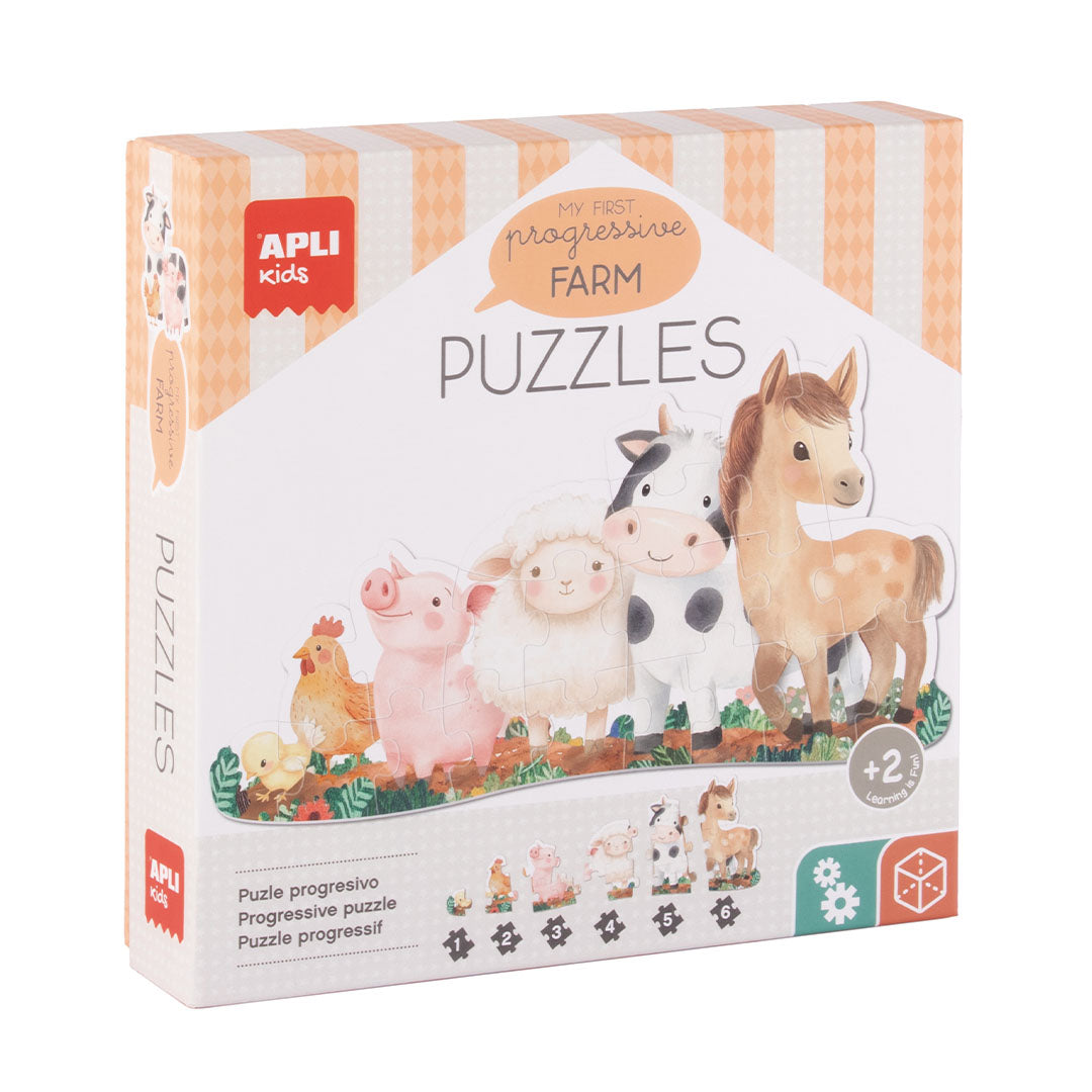 Moje prve puzzle - farma