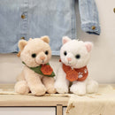 Bela maca u kućici 16 cm