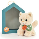 Bež maca u kućici 16 cm