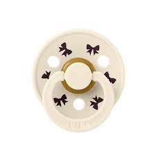 BIBS varalica HolidayBow Ivory & Plum 0-6M a2