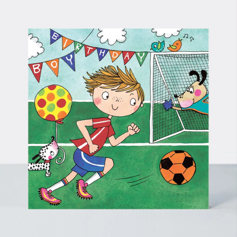 Čestitka puzzla - Birthday Boy/Football/Dogs