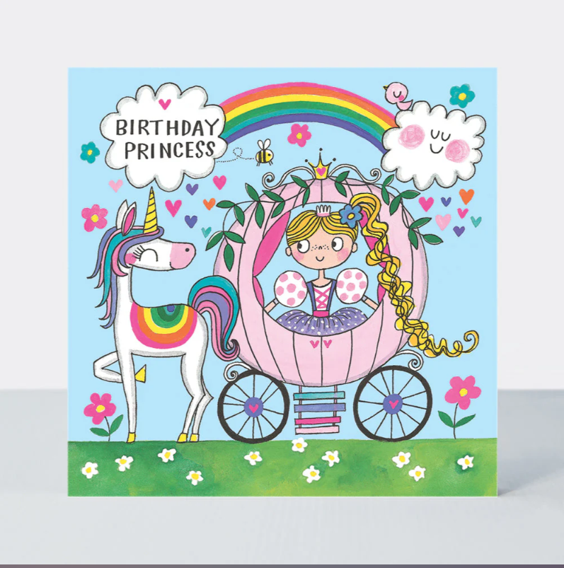Čestitka puzzla - Birthday Princess in Carriage