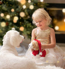 Dečija haljina – Zlatni glamur 5-6 godina