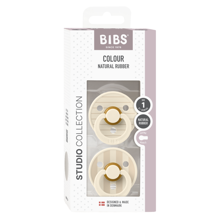 BIBS STUDIO varalica Pin Ivory Vanilla mix 0-6M