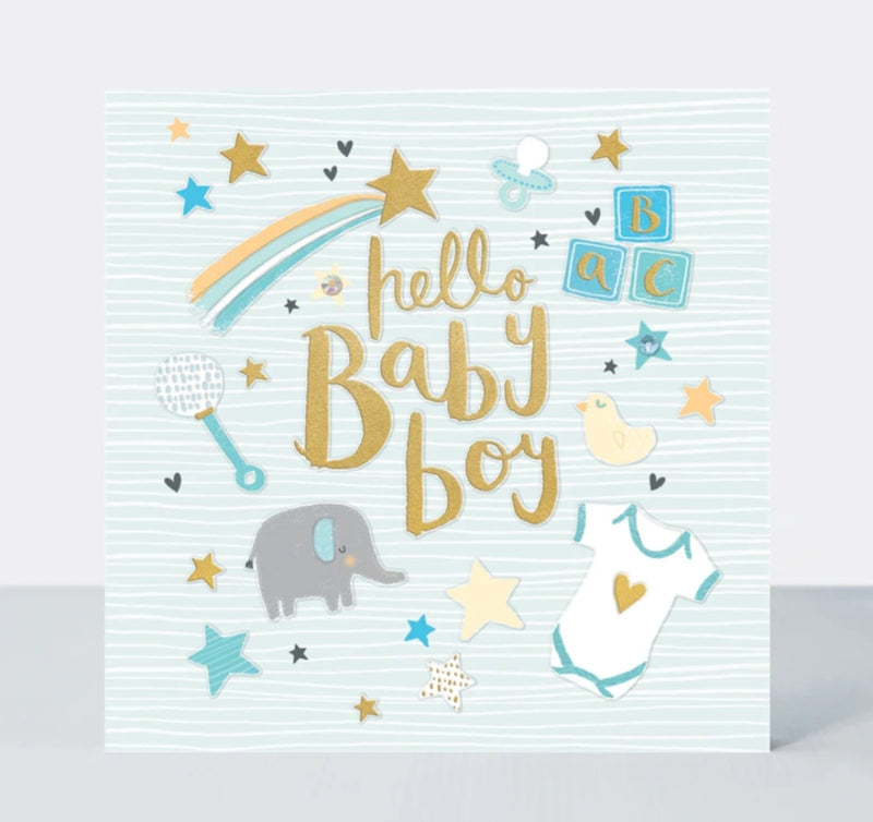 Čestitka - Baby Boy/Icons
