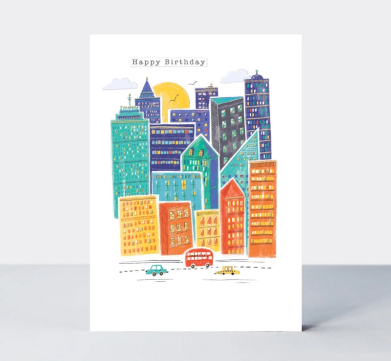 Čestitka - Birthday/City Scene