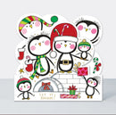 Novogodišnja čestitka - Let it snow! Pinguins