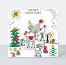 Novogodišnja čestitka - Merry christmas/Animals