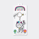 Akrilni privezak za ključeve - Maca