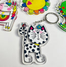 Akrilni privezak za ključeve - Maca