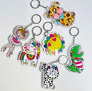 Akrilni privezak za ključeve - Maca