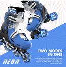 Yvolution  Neon Combo roleri - PLAVI - veličina 30-33