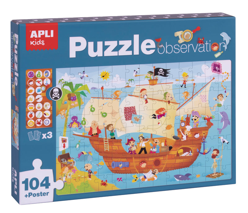 Puzzle piratski brod