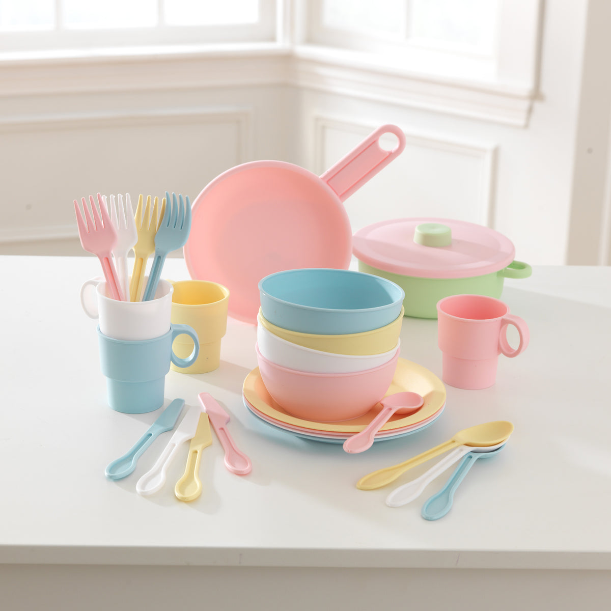 Set za kuvanje 27 delova - pastelne boje