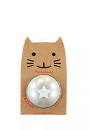 Glitter lopta - srebrna 15 cm