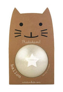 Glitter lopta summer - srebrna 22 cm