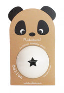 Lopta - bela panda 22 cm