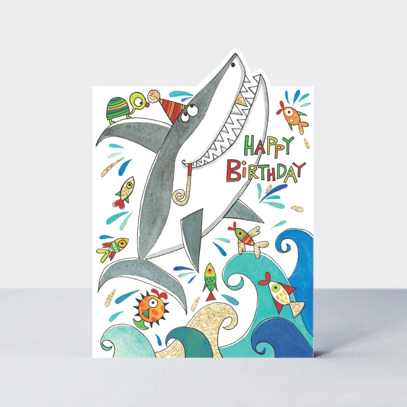 Čestitka - Happy Birthday - Shark